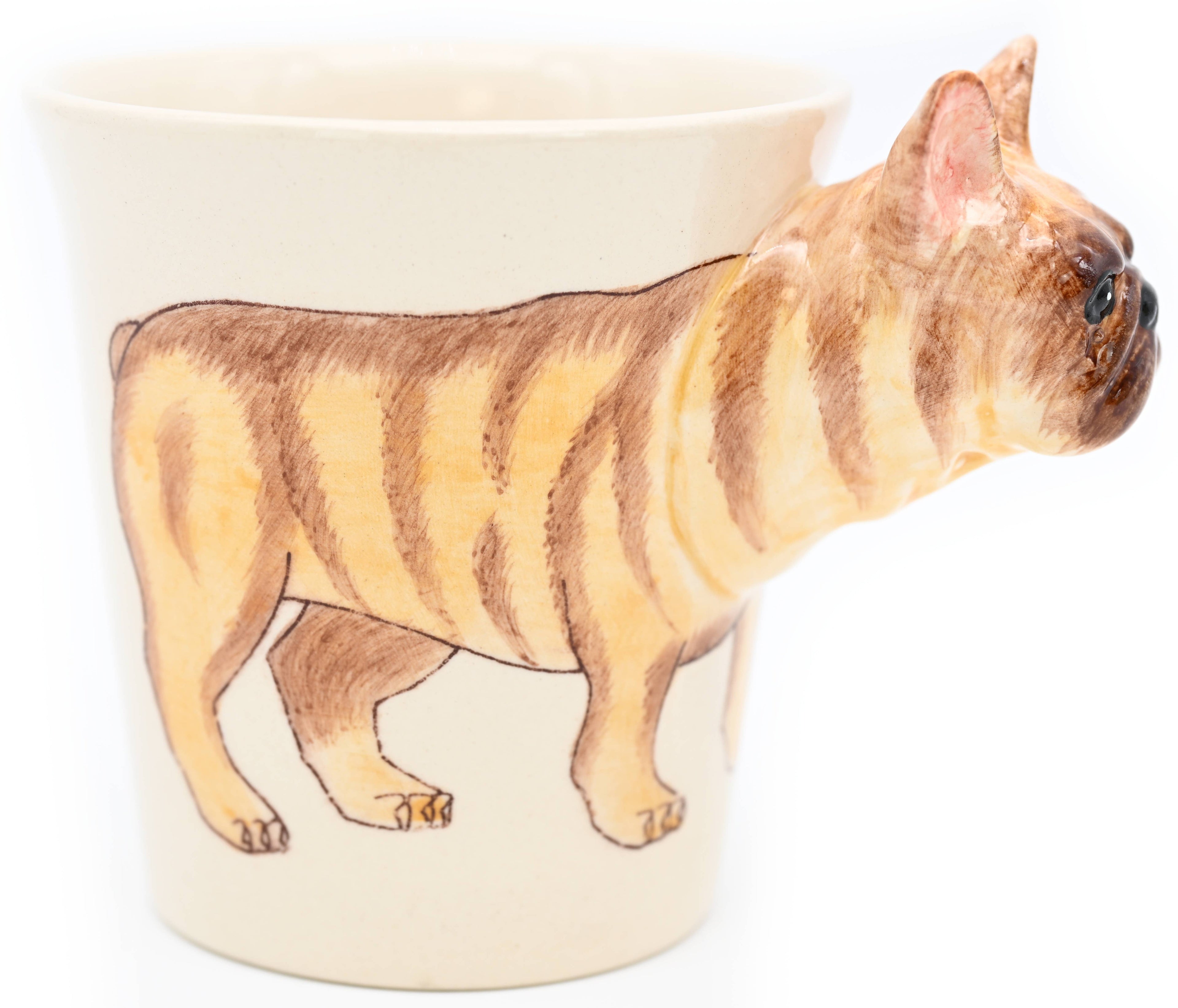 MUG222-3 French bull (light brown) mug 10 oz