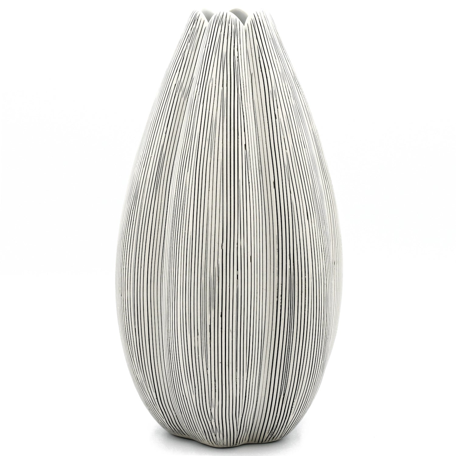 1266W7 Champa L-Handcrafted Porcelain Vase