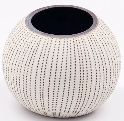 275W23 PETTRA M-Handcrafted Porcelain Vase