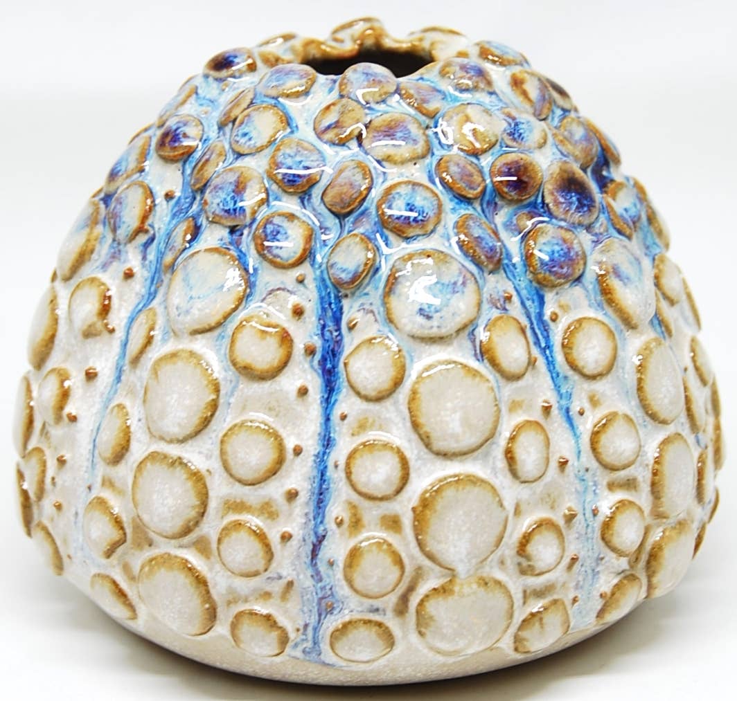 SRI241S Octopus Vase in Blue and White Small