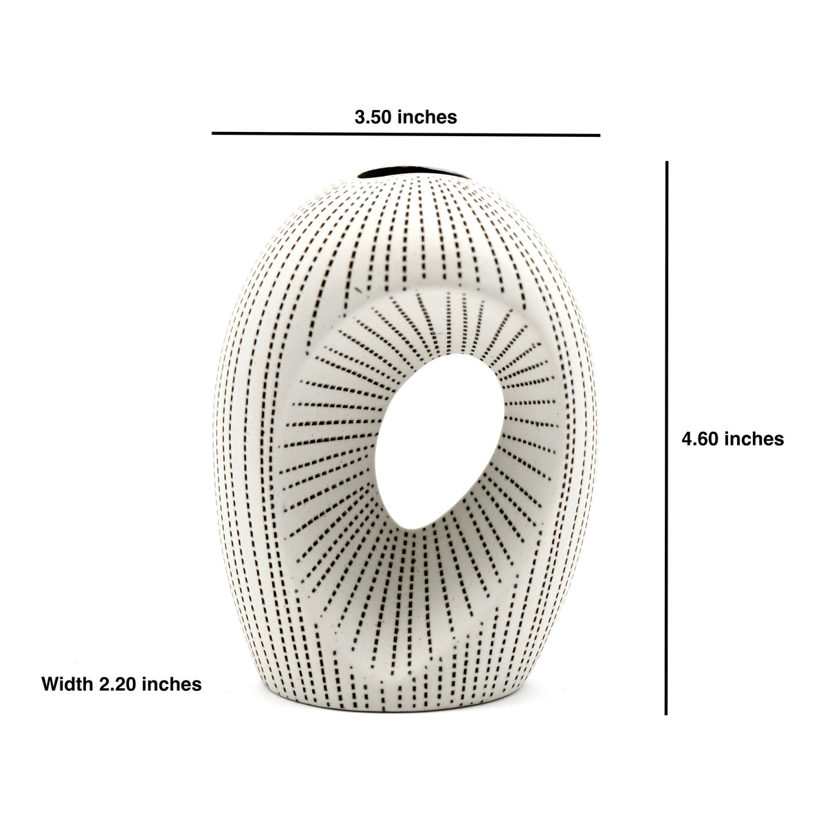 411W23 ARTURA MINI L - Handcrafted Porcelain Vase