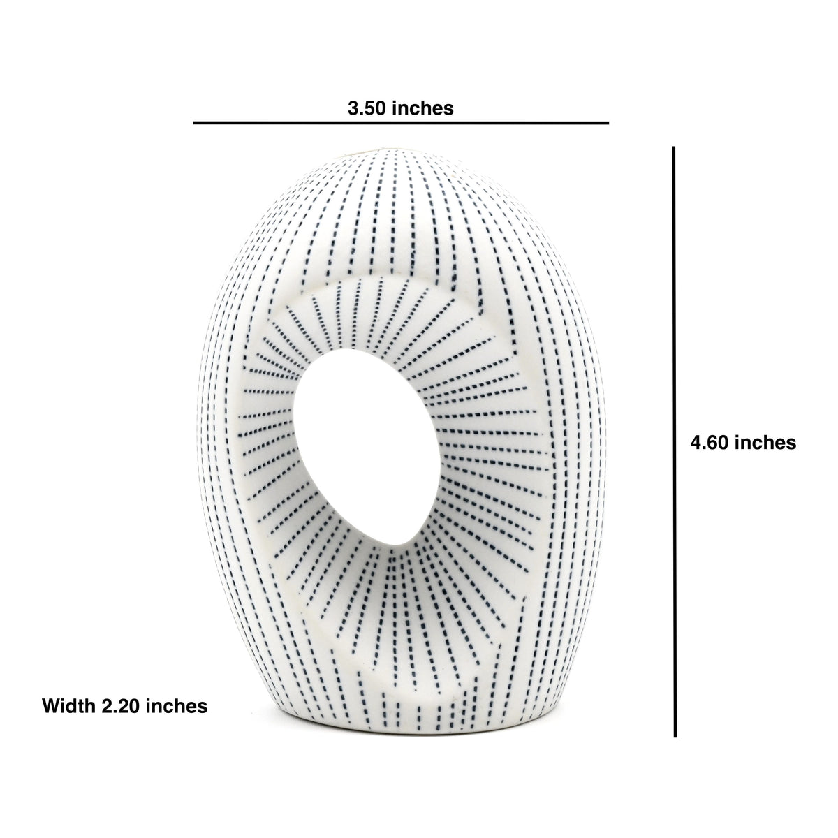 411W26 ARTURA MINI L - Handcrafted Porcelain Vase
