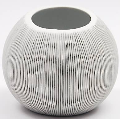 276W7 PETTRA S-Handcrafted Porcelain Vase