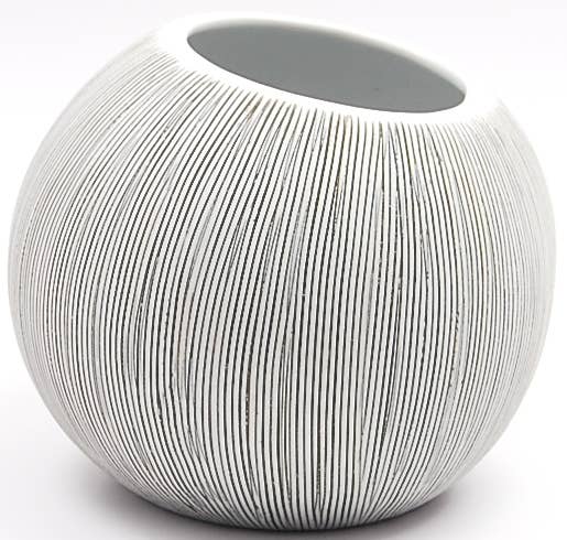 274W7 PETTRA L-Handcrafted Porcelain Vase