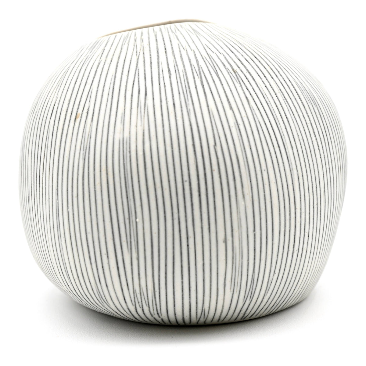 157W7 PEBBLE L-Handcrafted Porcelain Bud Vase
