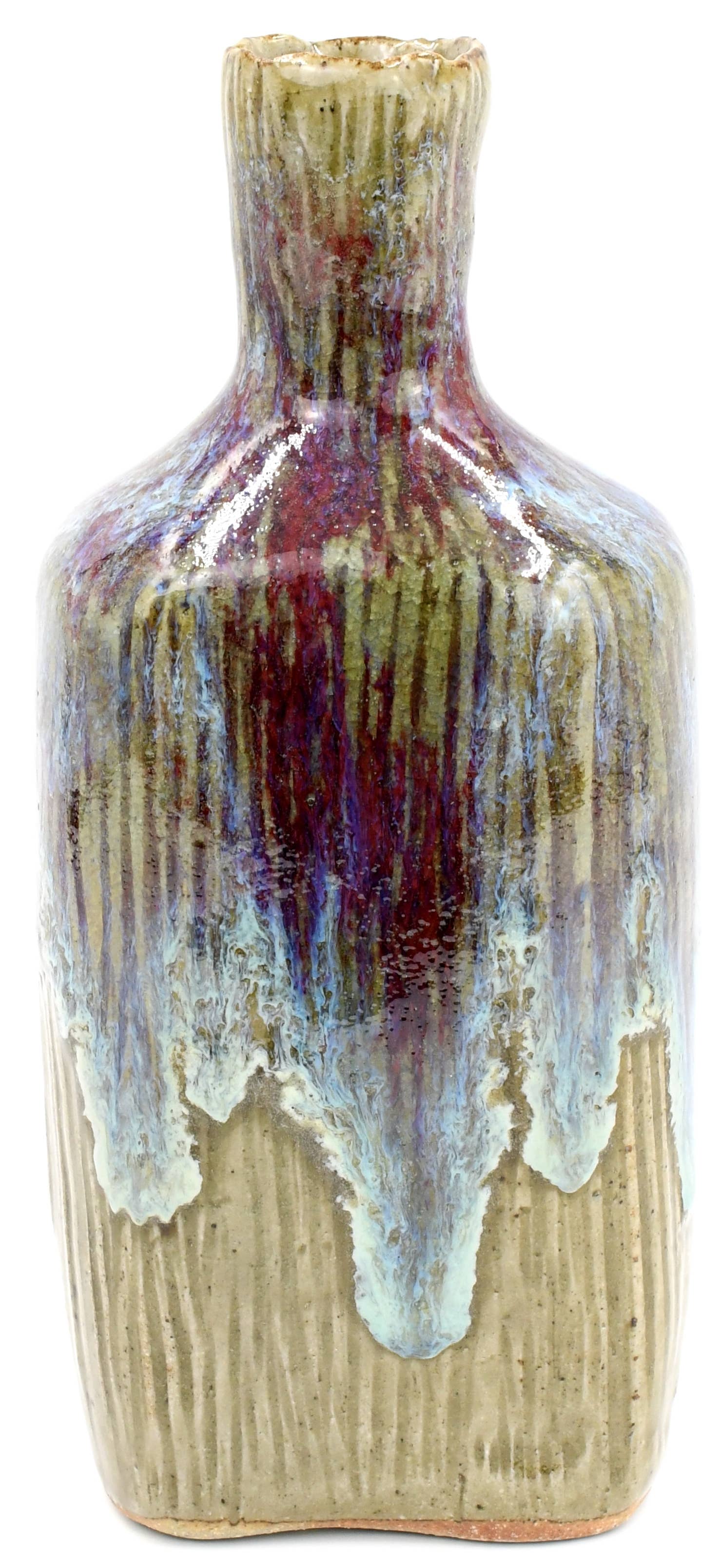 Green & Purple Natural Handcrafted Vase