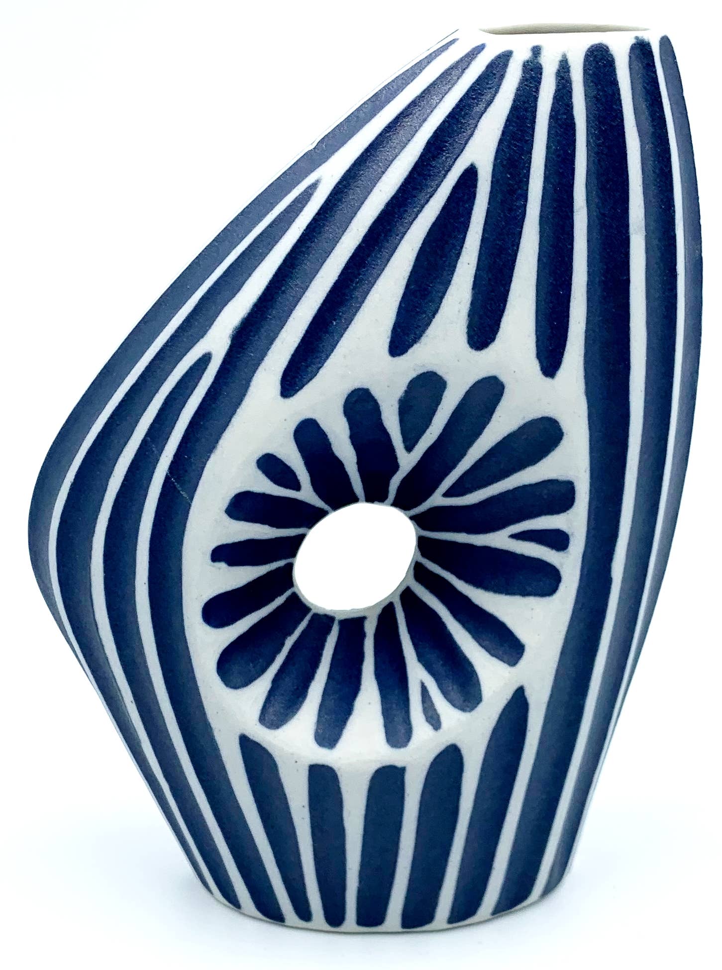 323BL6 SPEZIA MINI M-Handcrafted Porcelain Bud Vase