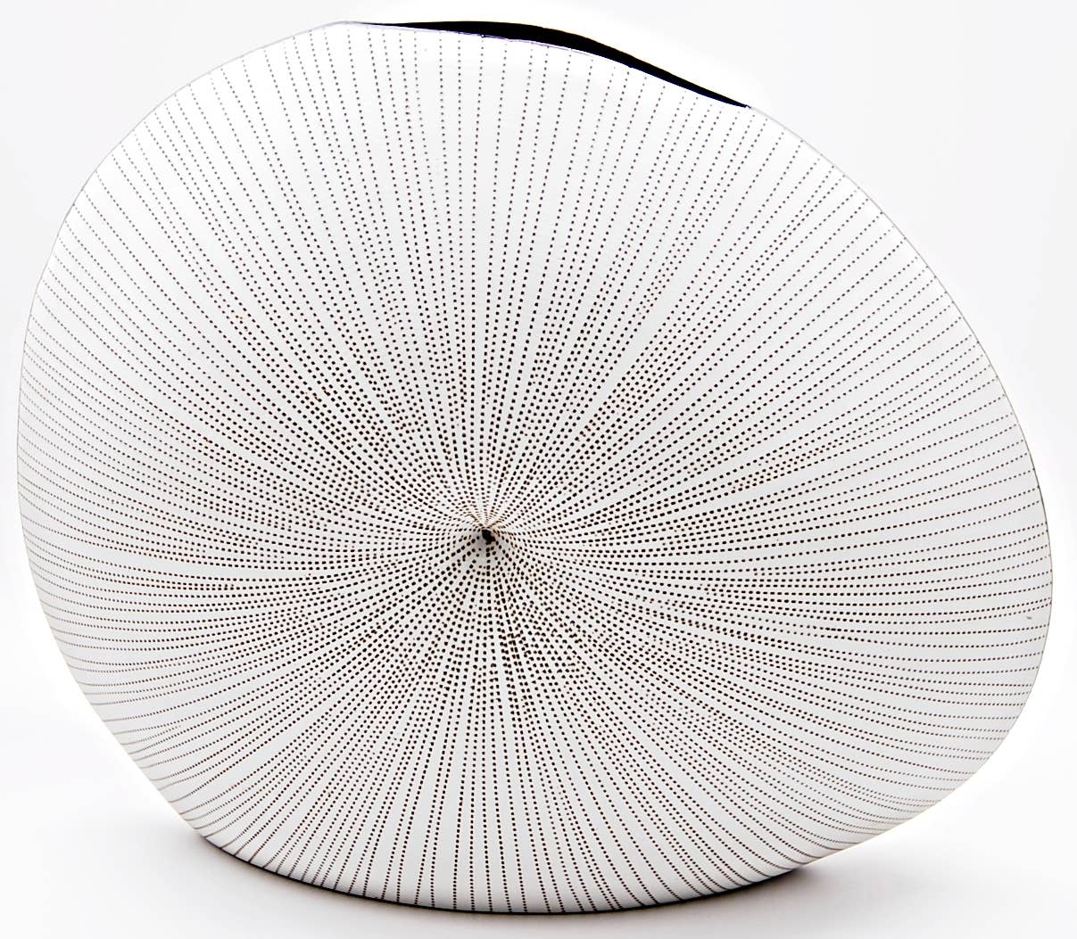 1011W23 DIVA ROUND S-Handcrafted Porcelain Vase