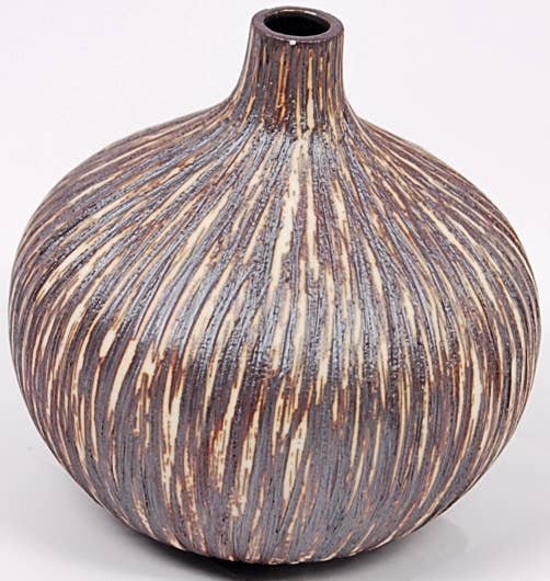 524W20 CONGO TINY L-Handcrafted Porcelain Bud Vase