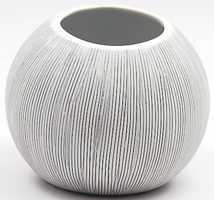 275W7 PETTRA M-Handcrafted Porcelain Vase