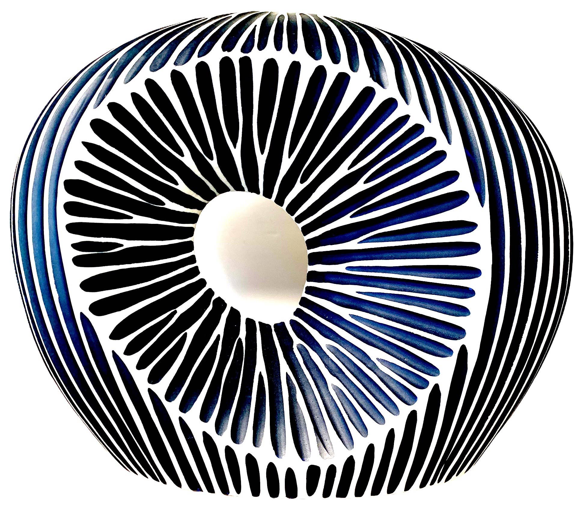 1274BL6 ARTURA SHORT-Handcrafted Porcelain Vase