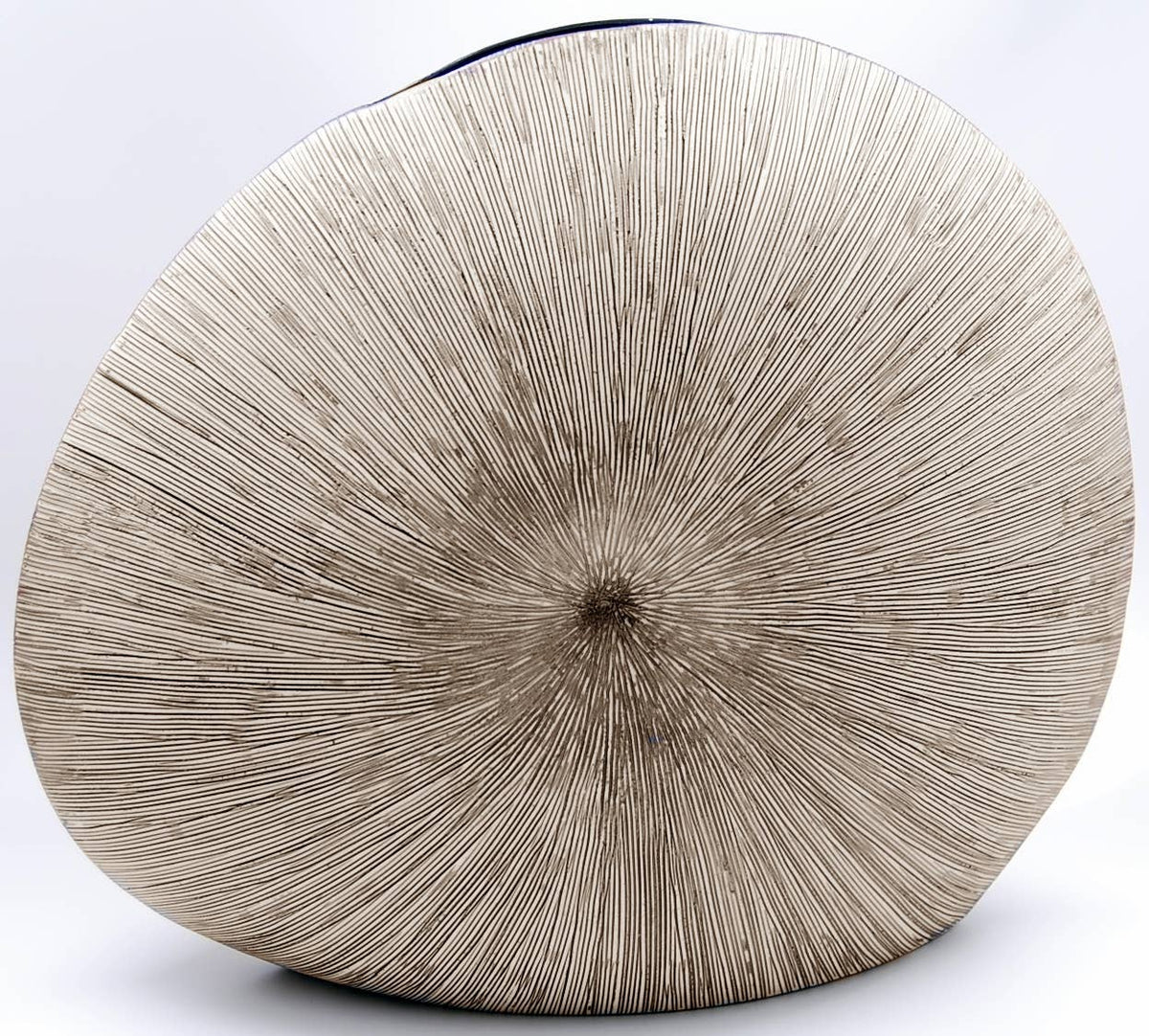 1011W1 DIVA ROUND S-Handcrafted Porcelain Vase