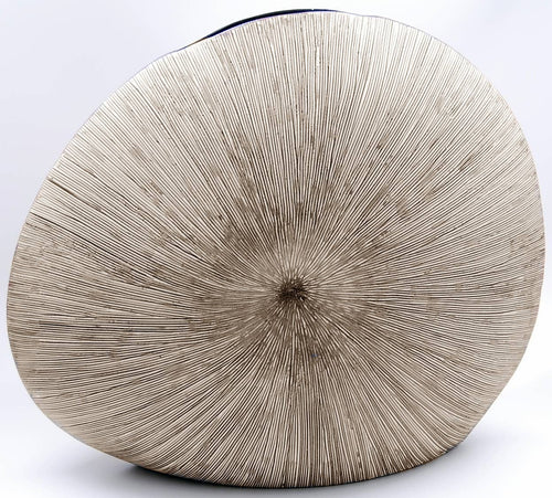 1011W1 DIVA ROUND S-Handcrafted Porcelain Vase