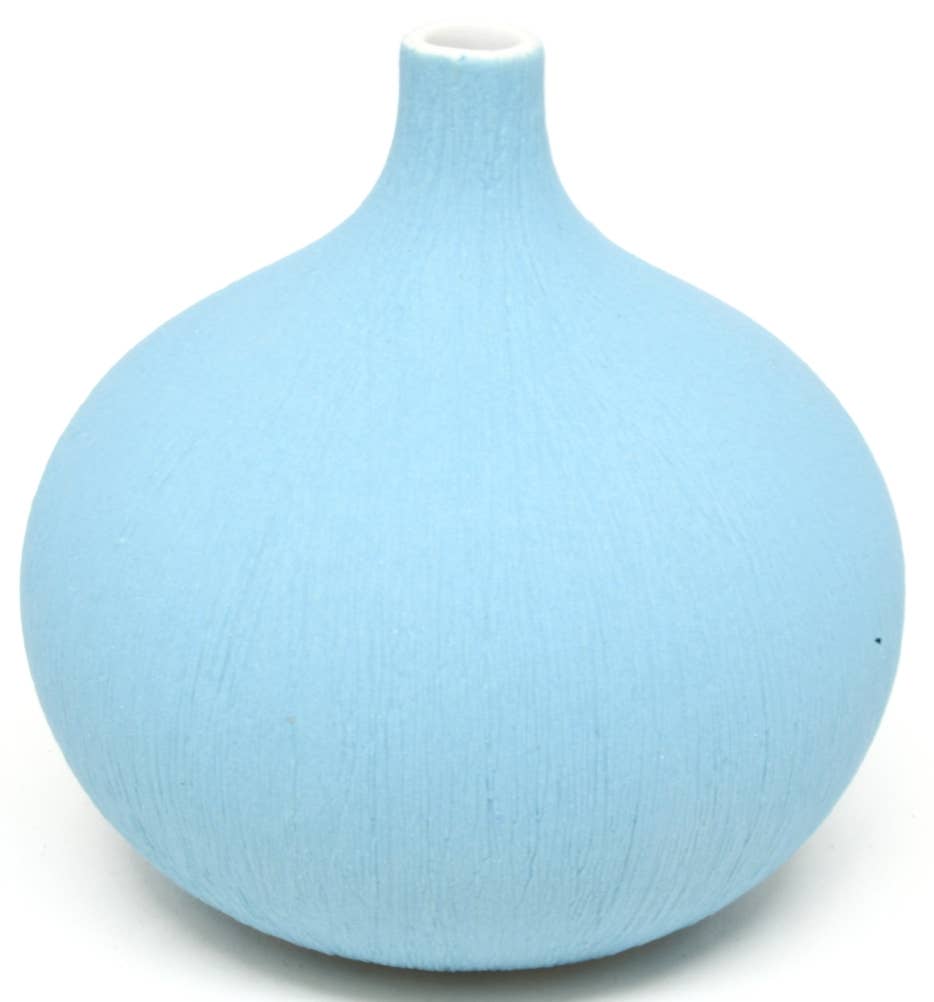 524SF20SKY CONGO TINY L-Handcrafted Porcelain Bud Vase
