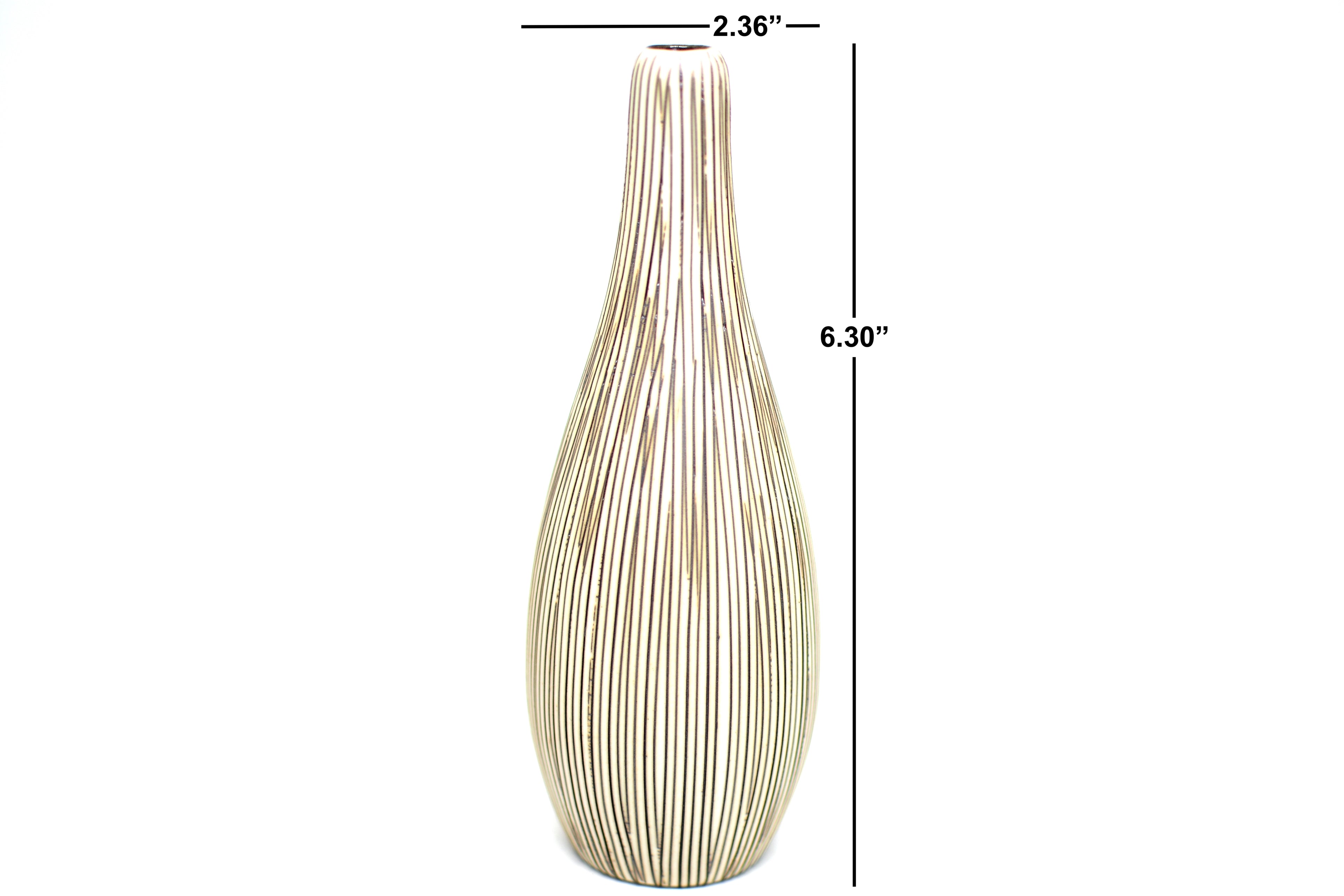 036W1 MODO MINI-Handcrafted Porcelain Bud Vase