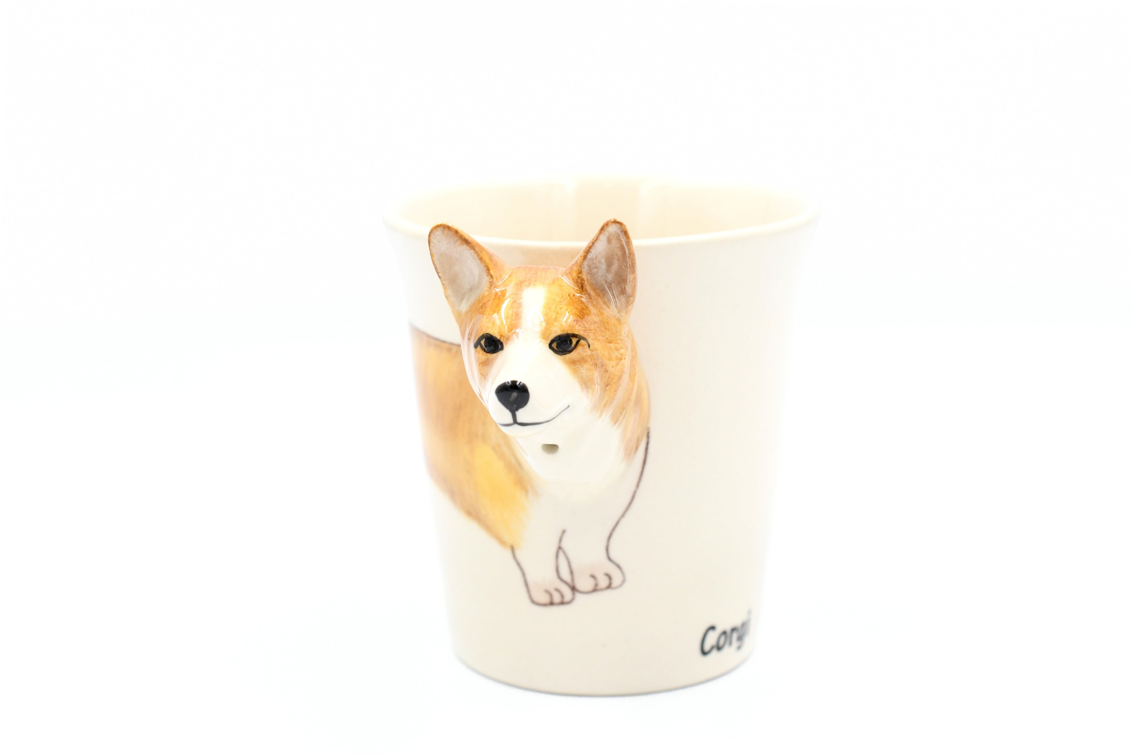 MUG16BROWN Corgi Brown mug 10 oz