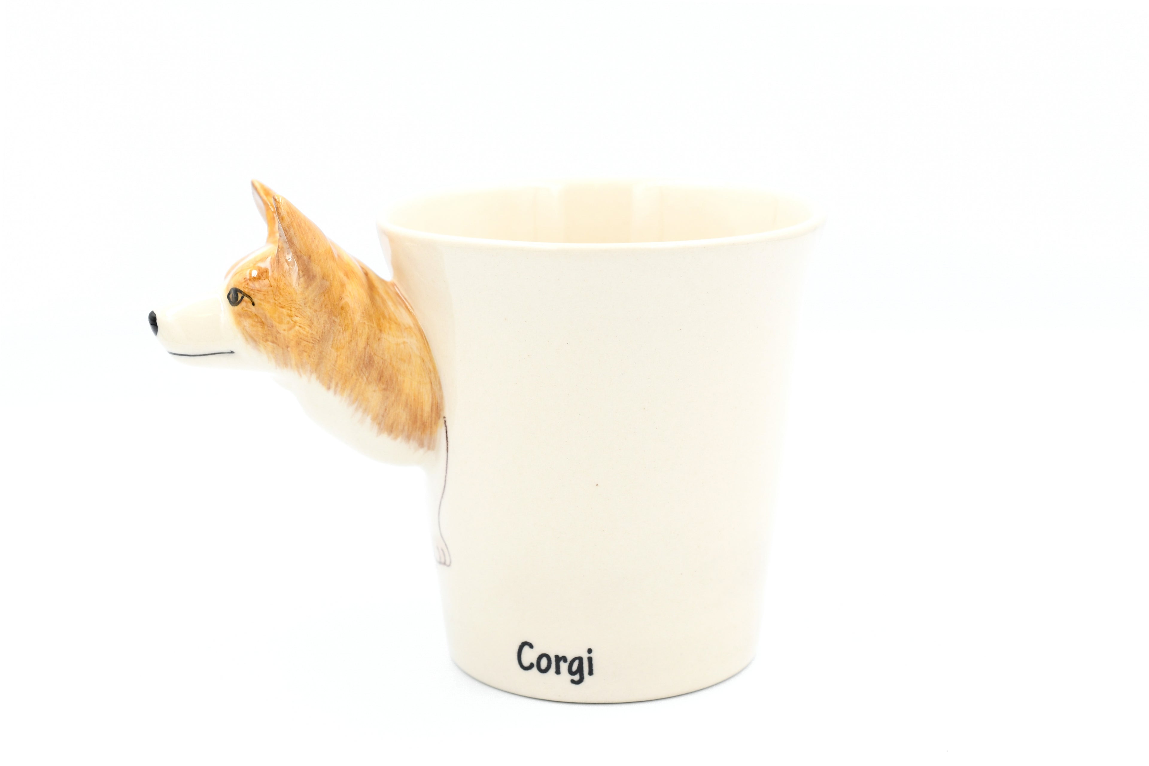 MUG16BROWN Corgi Brown mug 10 oz