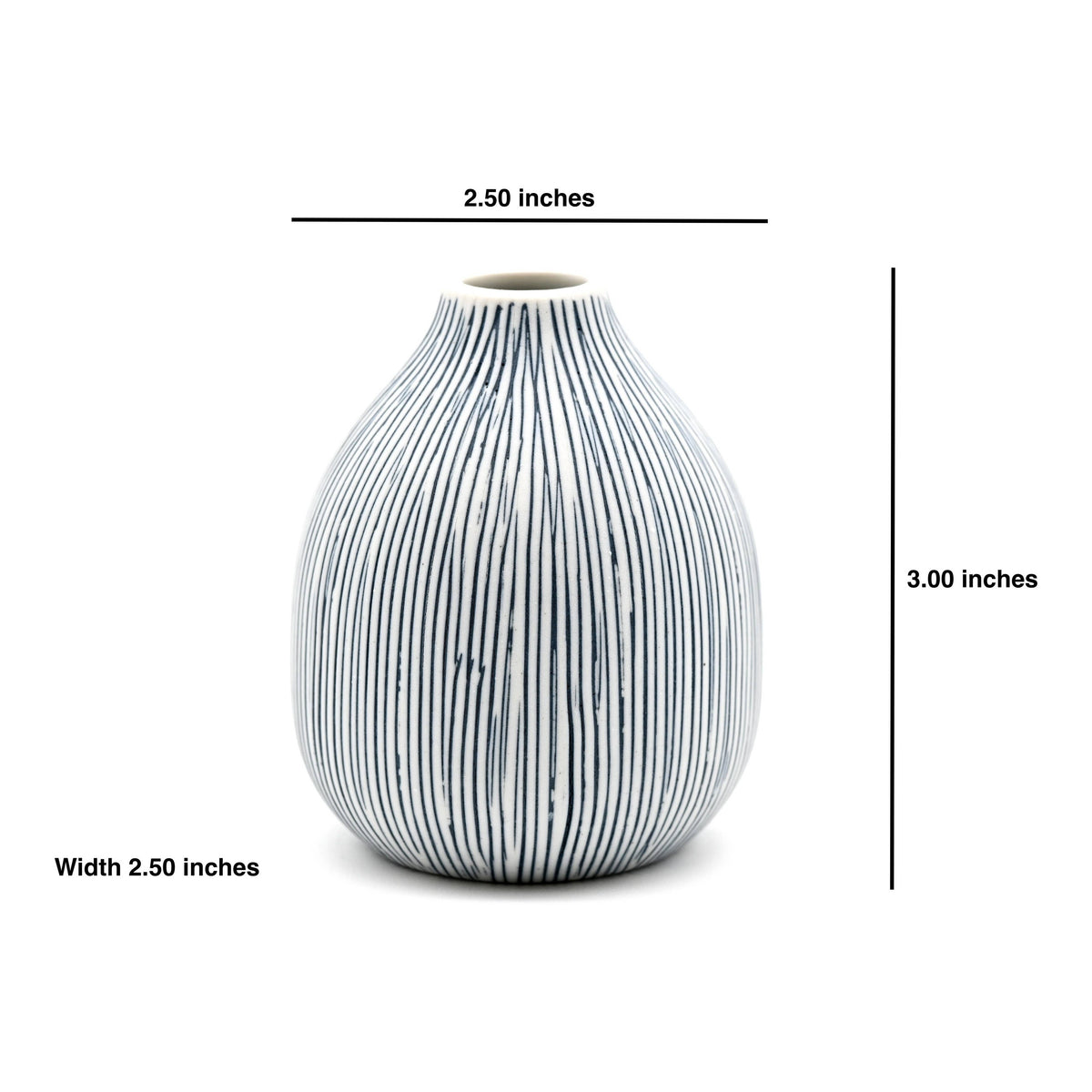 432W27 ADAM MINI M - Handcrafted Porcelain Bud Vase