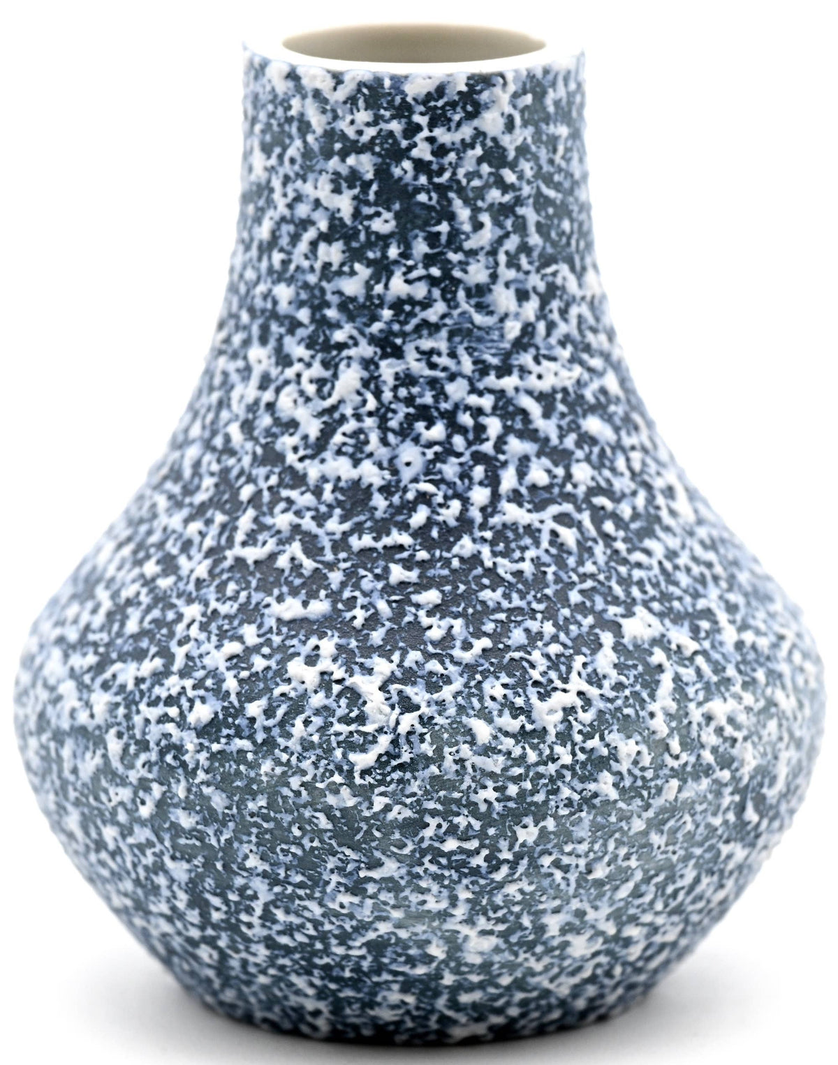 422W15BLUE EVA MINI M - Handcrafted Porcelain Bud Vase