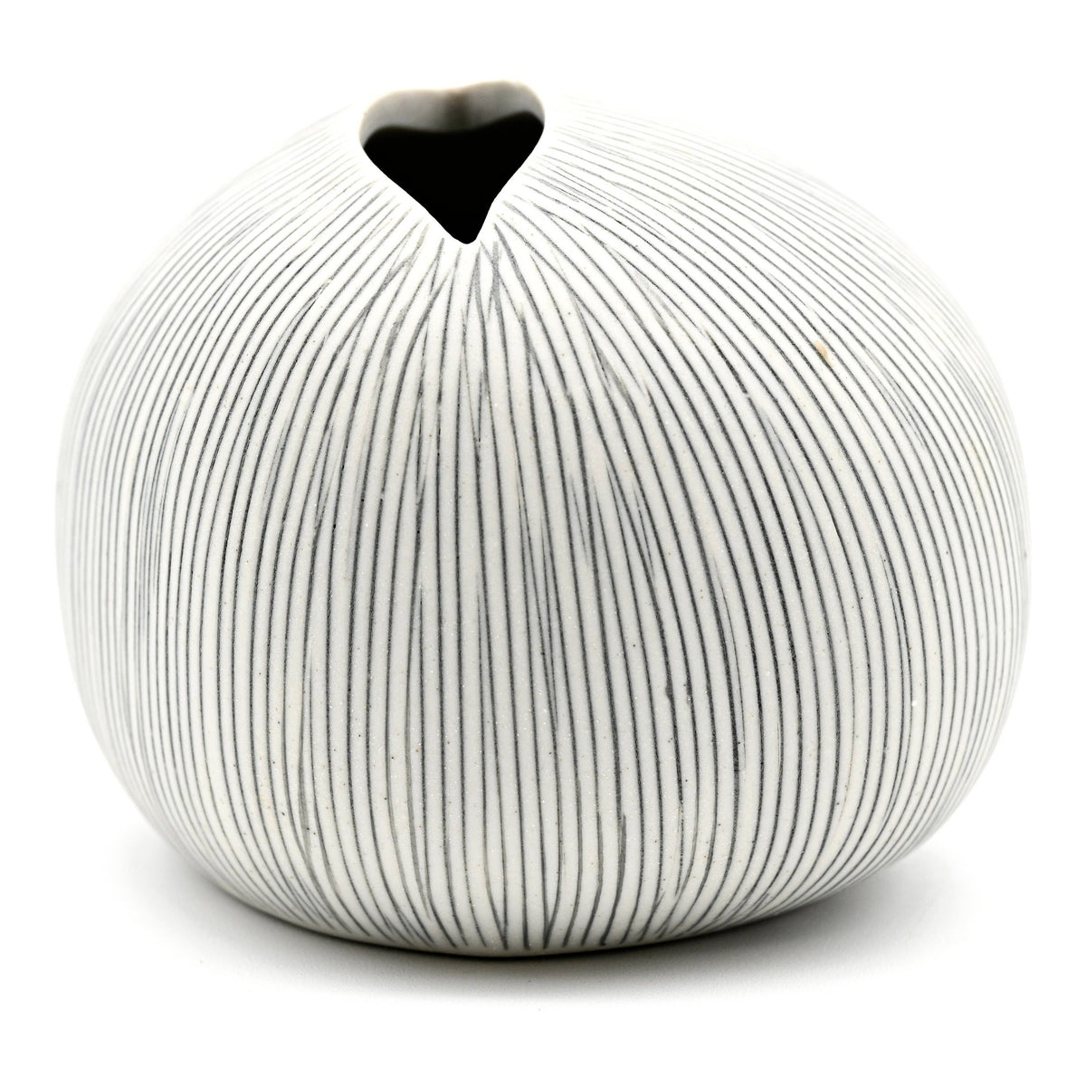 157W7 PEBBLE L-Handcrafted Porcelain Bud Vase