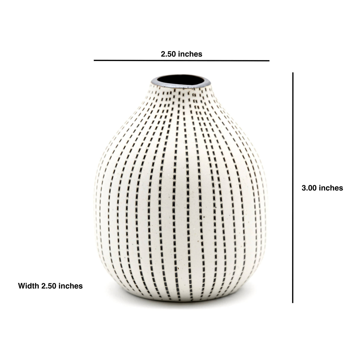 432W23 ADAM MINI M - Handcrafted Porcelain Bud Vase