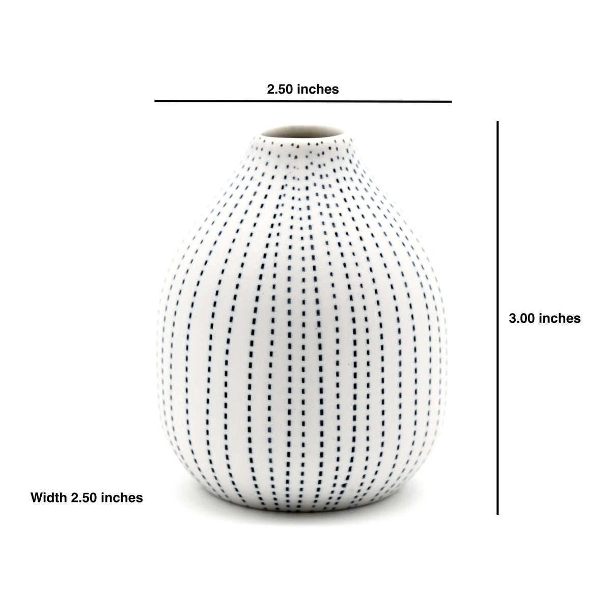 432W26 ADAM MINI M - Handcrafted Porcelain Bud Vase