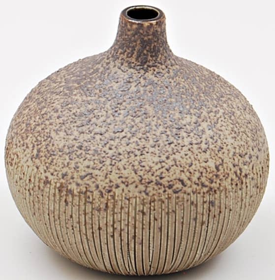 524ART18 CONGO TINY L-Handcrafted Porcelain Bud Vase