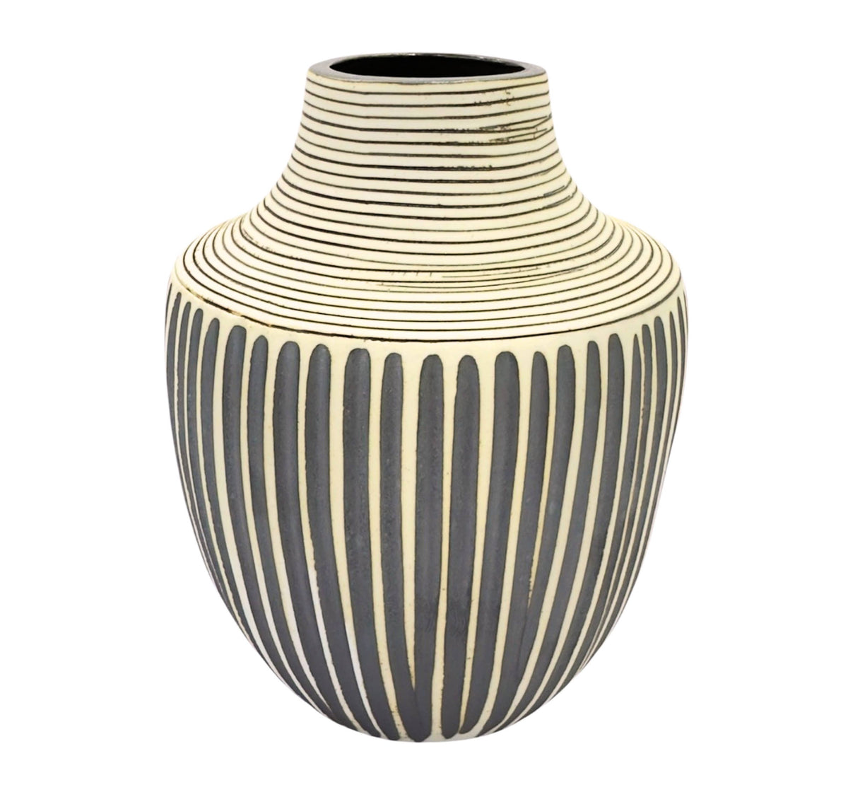 1574W12 INCA MINI S-Handcrafted Porcelain Vase